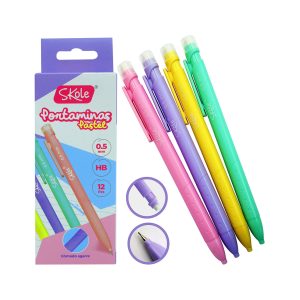 PORTAMINAS HB 0.5 CON GOMA DE BORRAR (12PZAS)