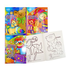 LIBRO PARA COLOREAR (40 PAGINAS) FIGURAS VARIAS