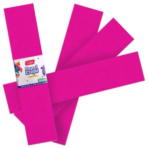 PAPEL CREPE MAGENTA (10PZAS) 50X200CM 17GR