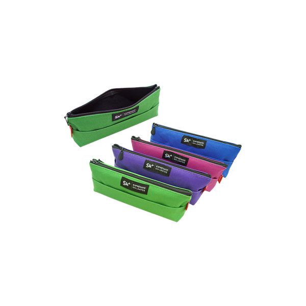 ESTUCHE ESCOLAR COLORES SOLIDOS SET 4