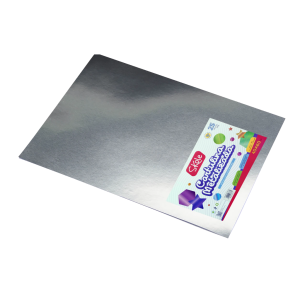 CARTULINA METALICA PLATEADA 40*60 230GR 25PZAS