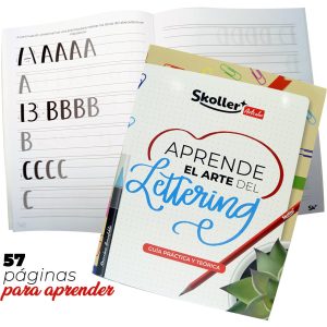 LIBRO APRENDE EL ARTE DEL LETTERING 64 PAGINAS