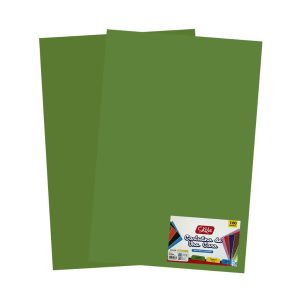 CARTULINA DE UNA CARA 40*60CM 100PCS 160G VERDE