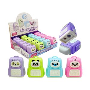 SACAPUNTAS CON BORRADOR (BOX 20PZAS)