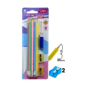 LAPIZ GRAFITO CON SACAPUNTA