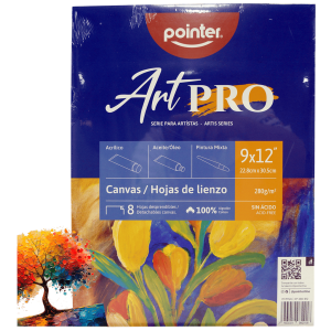 CANVAS/ HOJAS DE LIENZO, 8 HOJAS DESPRENDIBLES CANVAS/ HOJAS DE LIENZO, 8 HOJAS DESPRENDIBLES