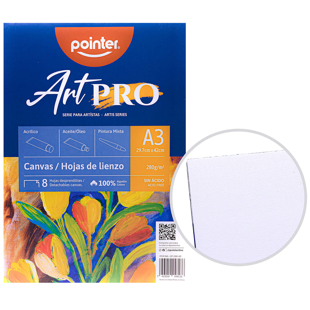CANVAS HOJAS DE LIENZO 8 HOJAS A3 CANVAS HOJAS DE LIENZO 8 HOJAS A3