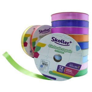 CINTA DE REGALO SET DE 12 COLORES SURTIDOS