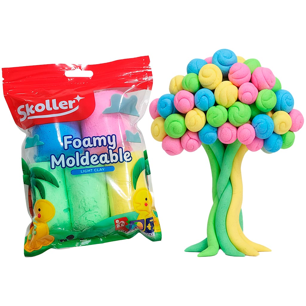 FOAMY MOLDEABLE 5 COLORES FOAMY MOLDEABLE 5 COLORES