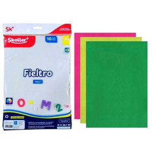 PAÑOLENCI A4 SET 10 COLORES SKOLLER