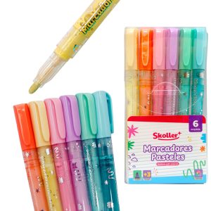 PLUMON PASTEL 6PZAS SKOLLER