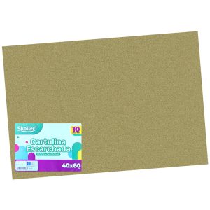 PAPEL GLITTER INTENSO ORO SET 10 PLIEGOS 40X60
