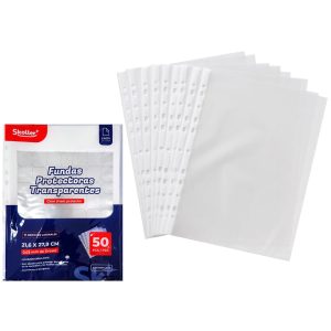 FUNDA PROTECTORA CARTA 0.03MM 50PZAS