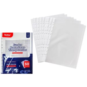 FUNDA PROTECTORA CARTA 0.06MM 50PZAS