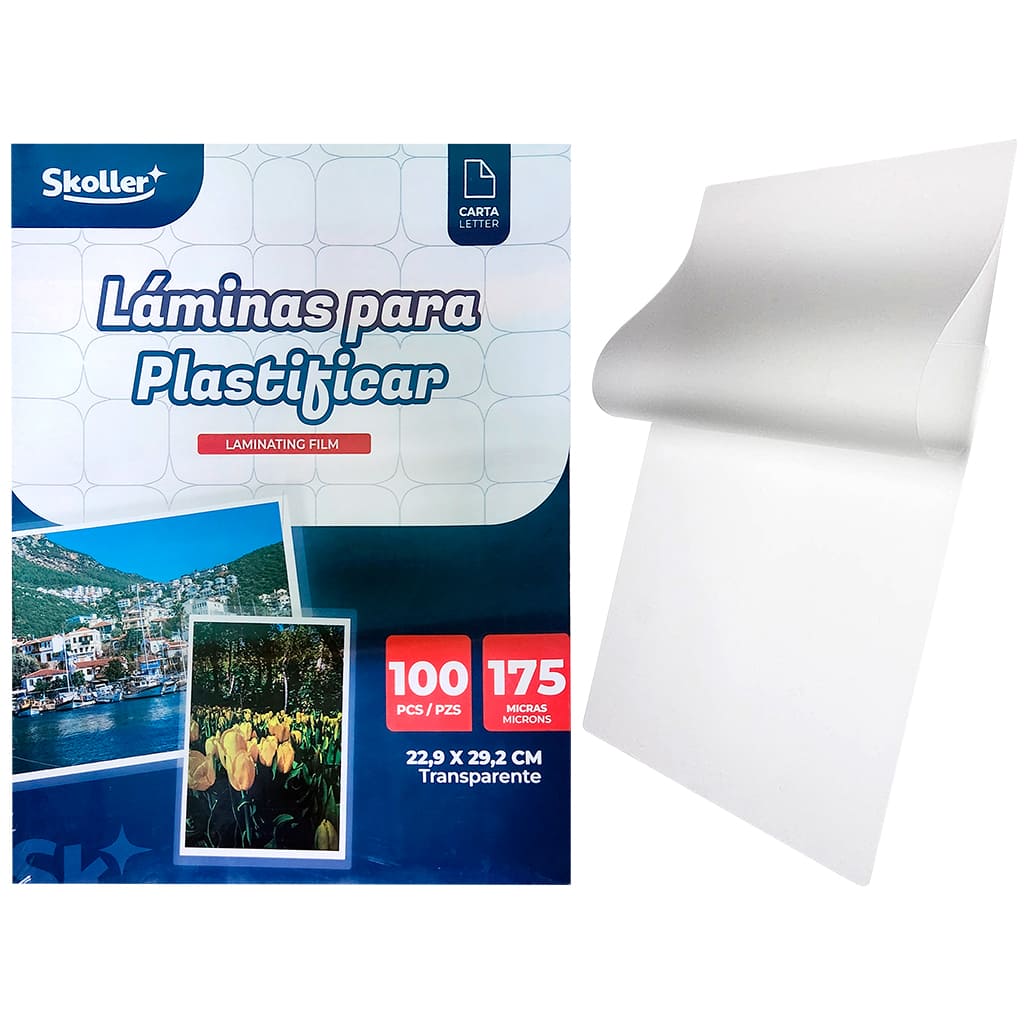 LAMINAS PARA TERMOLAMINAR 175 MICRAS CARTA LAMINAS PARA TERMOLAMINAR 175 MICRAS CARTA