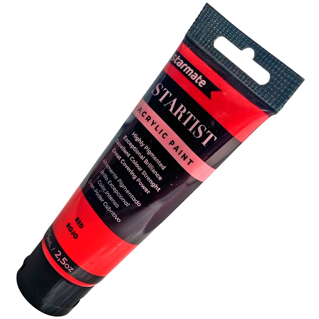 PINTURA ACRILICA 75ML ROJO PINTURA ACRILICA 75ML ROJO